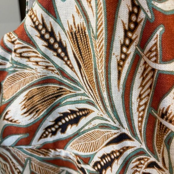 House of Harlow 1960 Dress Boho Floral Linen Blend  Maxy ￼S - Picture 5 of 12
